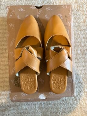 Taj Mahal Pointy Leather Mules